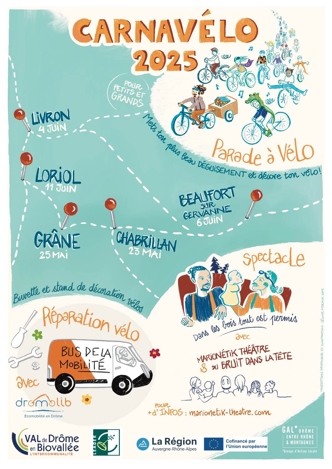 Affiche générique Carnavélo