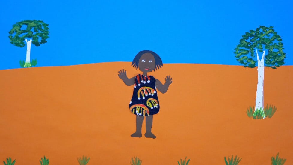 Vidéo d'animation, culture Aborigène du Centre Australie